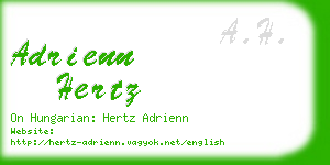 adrienn hertz business card